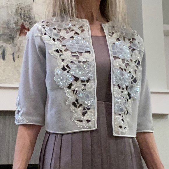 Elegant, Dressy Beaded Sweater - Picture 8 of 8